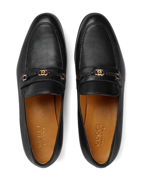 gucci interlocking g loafers|GUCCI Interlocking G leather loafers .